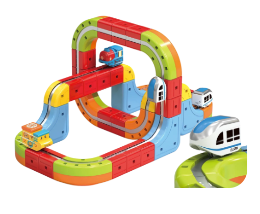 Playtots Magnetic Climbing Train Set
